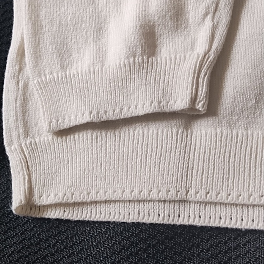 NWT Cat&Jack Cozy Cream Cardigan Sweater SzLarge - Picture 5 of 5